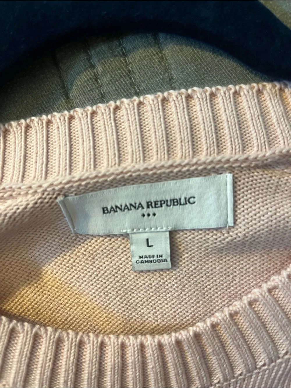 Light Pink Crewneck Sweater